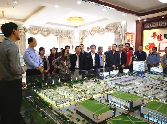 梧州市總工會組織考察北流市桂龍翔農貿物流產業(yè)園區(qū)