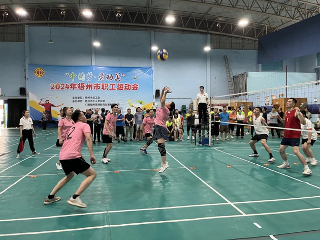活力四射場上決高下 ，“ 氣”“羽”軒昂職工展風采——2024年梧州市職工運動會圓滿閉幕