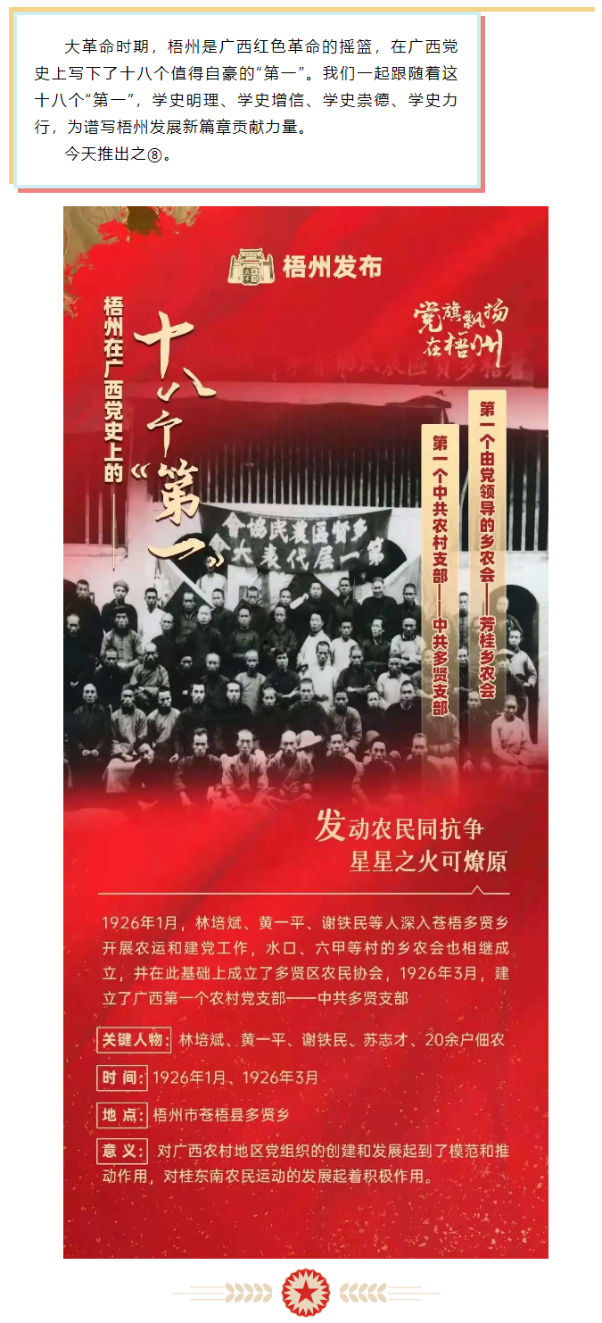 【職工學(xué)黨史】梧州18個&ldquo;第一&rdquo;之⑧丨廣西第一個中共農(nóng)村支部、第一個由黨領(lǐng)導(dǎo)的鄉(xiāng)農(nóng)會.png